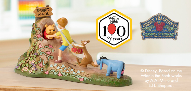 ビルストン バタシー 小物入〈2008　ENESCO製〉Disney Pooh Disney Traditions 6008081 Beloved Bear - P01413 | F.Hinds Jewellers